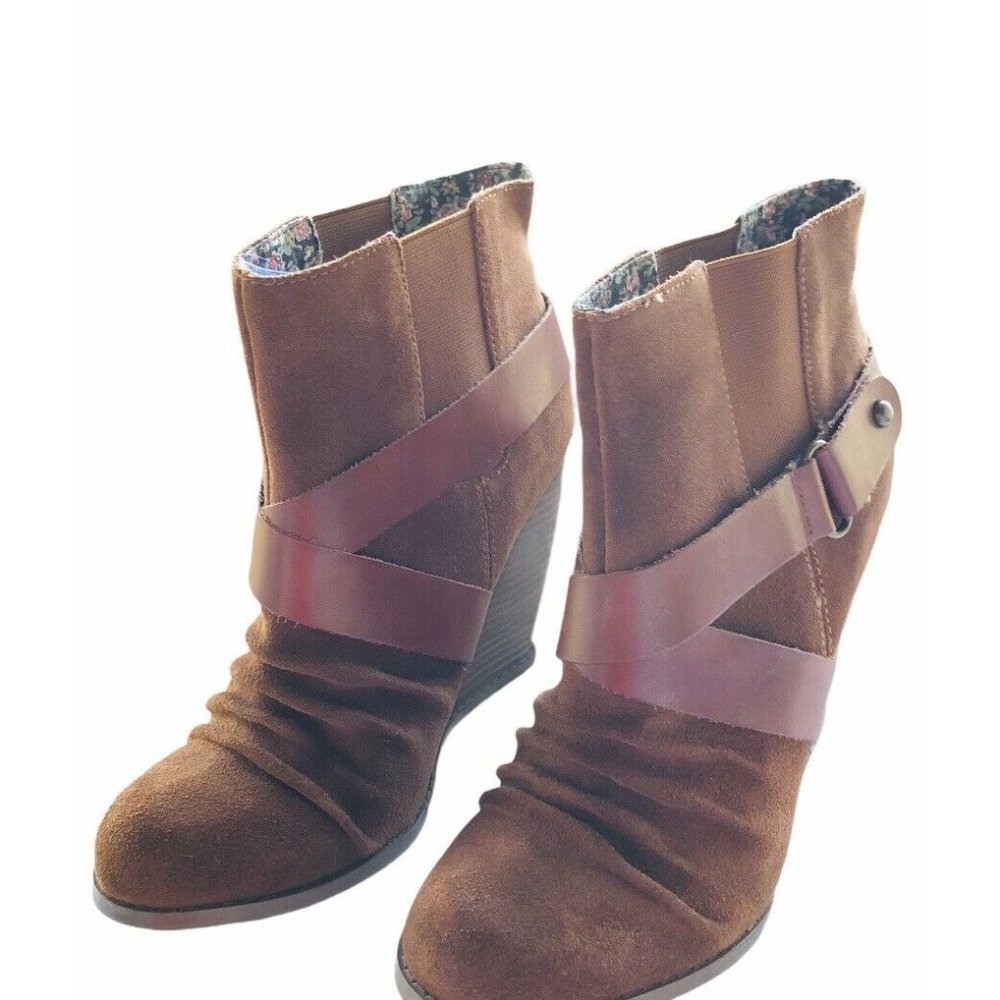 Seychelles Womens Thriller Ankle Boot, Whiskey-8M